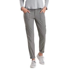 Kuhl Women's Skinny Cargo Pants in Light Gray